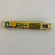 Rubbermaid Shelf Drawer Liner Roll Vintage 1984 Yellow Gingham