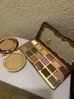 2 mix Too Faced DARK CHOCOLATE Soleil Longwear Matte Bronzer 8g/0.28oz