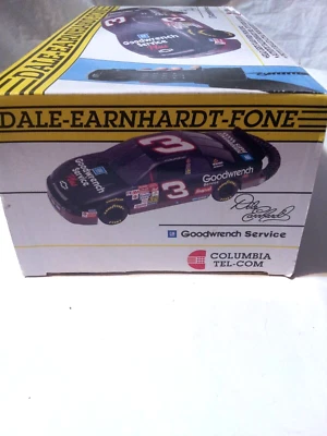 Dale Earnhardt Fone-Goodwrench Stock Car #3 Land Telephone-New Old Stock