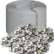 1.2KM Light Duty Plastic Strap for Carton Strapping Box Packing + 1.6k Clips
