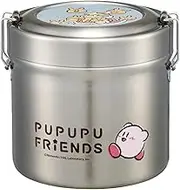 Skater STLB2AG Insulated Stainless Steel Lunch Box, 29.4 fl oz (840 ml), Large Capacity, Vacuum Insulated, Kirby Friends