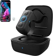 Remote Scrolling Ring for TikTok & Kindle App, Page Turner for Ebook Reading, Bluetooth Camera Shutter Video Recording Control for iPad iPhone iOS Android - Black (Not for Kindle Devices)