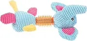 Interactive Soft Plush Cartoon Elephant Dog Gentle Chew for Puppies Plush Pet for Comfort and Playtime for Interactive Fun