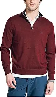 [Nautica] Men's Navtech Quarter-Zip Sweater