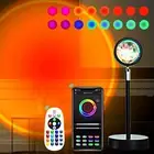 Smart Bluetooth USB Sunset Projector Lamp App Control Night Light Atmosphere Pro