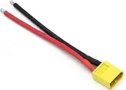 XT60 XT30 T XT90 MPX Plug Connector Male/Female Connector Plug with Silicone Wire 100mm for RC Battery Cable(XT60 Male)