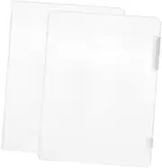 NAMOARLY Office File Box Sturdy Pp Material Document Storage Box Lid Stackable File Holder