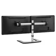 ATDEC Visidec Focus Display Accessory Arm Dual Displays, Horizontal Mount 24" - 32" Polished Silver VFS-DH