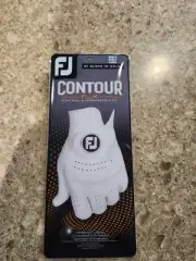 Footjoy Contour FLX Men's Golf Glove LARGE Cadet Left - Pearl *New