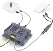 EDUP Starlink Mini PoE Injector & 12V Starlink Adapter Splitter Kit, 150W 5-in-1