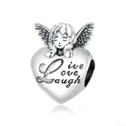Silver plating Thanksgiving Angel Charm for Female Bracelet Jewelry