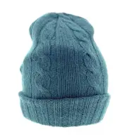 Dolce & Gabbana Teal Wool Beanie - Cozy Winter Hat -57