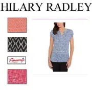 Hilary Radley Ladies' Printed V-Neck Blouse | B12