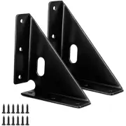 2 Pcs Heavy Duty Gusset Joints Trapezi Corner Code Bracket Corner Brace Brack...