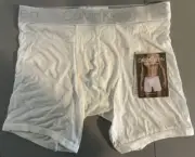 Calvin Klein Men's Ultra Soft Modal Boxer Briefs WHITE SMALL