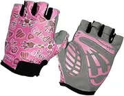 [LIFKOME] Sized for Boys and Girls Cycling Gloves Half Finger Design Slip Outdoor Sports Fitness s Size