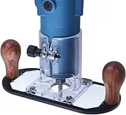 Router Base, Transparent Trimmer Router Base Tool, Power Tool Accessory for Beginners Home Users Professionals Business Users Craft Enthusiasts