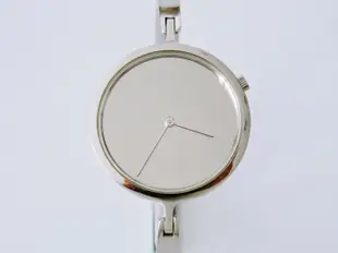 真品 GEORG JENSEN 喬治傑生 朵蘭 VIVIANNA TORUN 327 鏡面大錶面手鐲錶 女錶 L號