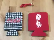 Coca-Cola Koozies And Bottle Opener