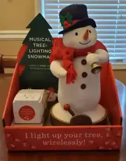 Hallmark Wireless Musical Tree Lighting Snowman Light & Music NEW IN BOX! 2019