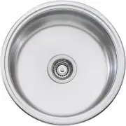 Oliveri Solitaire Round Bowl Inset/Undermount Sink LR510