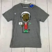 Dwight Howard Shirt Men Large Gray NBA All Star Adidas Short Sleeve New L
