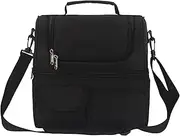 Waterproof Picnic Bag Insulated Portable Insulated Portable Wine Bag (Color:Black) (Color : Black)