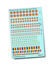 Romania Royal Aircraft Markings and Flags (1924-1947) Water Slide Decals