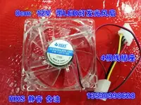 在飛比找樂天市場購物網優惠-全新散熱風扇電腦CPU 8025 12V 0.30透明風扇H