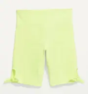 Old Navy Kids Girls Size XL (14-16) High Waisted Powersoft Side Tie Bike Shorts