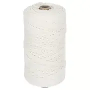 Natural Macrame Cord 2mm x 219 Yards Cotton Macrame Rope, Beige