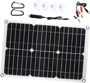 High Efficiency Solar Panel 20v 18v Dc Solar Charger Car Rv Boat Emergency Power
