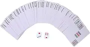 ERINGOGO Unique Mahjong Card Set 1 Set Chinese Mahjong Game Props for Home Entertainment