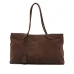 [Low Classic] Low Classic Suede Shoulder Bag ONE SIZE BROWN