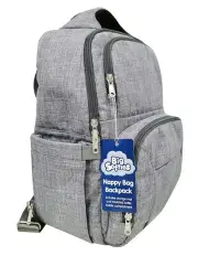 [Big Softies] Nappy Backpack in Grey Marle