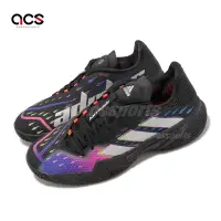 在飛比找Yahoo奇摩購物中心優惠-adidas 網球鞋 Barricade M 男鞋 黑 紫 