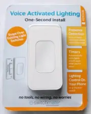 Switchmate Voice Activated Lighting For Rocker Switches Model RSM001W