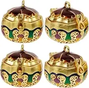 [NUOBESTY] Pumpkin Pendant Pearl Cage Pendant Chain Necklace Aromatherapy Cage Pendant Necklace Holder Jewelry Jewellery Bracelets Charms Essential Oil Diffuser Charm Locket Copper