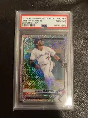 2021 Bowman Chrome Austin Martin Mega Box Mojo Refractor SP PSA 10 Gem Mint