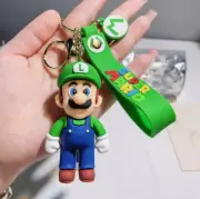 Luigi - Super Mario Bros 3D Rubber Keychain