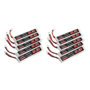 10Pcs URUAV 3.8V 300mAh 40/80C 1S HV 4.35V PH2.0 Lipo Battery for Eachine TRASHCAN Snapper6 7 8 US65