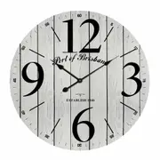 Clock French Country Wall Large Port of Brisbane 60cm