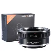 K&F Concept adapter for Contax Yashica mount lens to Sony E mount NEX a5000 A7II