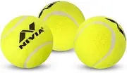 Nivia Heavy Yellow Cricket Tennis Ball