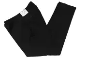 Kenneth Cole Mens Dress Pants New 37 x 32 Techni-cole Solid Black