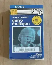 JAZZ IN AMERICA Gerry Mulligan (1981) Sealed Betamax SONY Live Performance Music