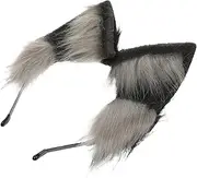 [LIFKOME] Animal Ears Hairband Wolf Ear Headband Comfortable and Charming Suitable for Occasion