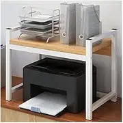 Printer Desk Printer Stand Printer Shelf Desktop Stand for Printer Multi-Purpose Storage Shelf Printer Shelf for Printers Fax Machine Printer Table Printer Rack (Color : F)