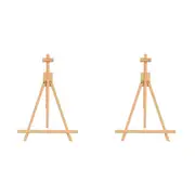2x Jasart Academy Tabletop Display Easel Painting Canvas Display Stand 90cm NTRL