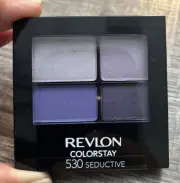 REVLON ColorStay 16 Hour Eyeshadow Quad with Dual-Ended Applicator Brush,